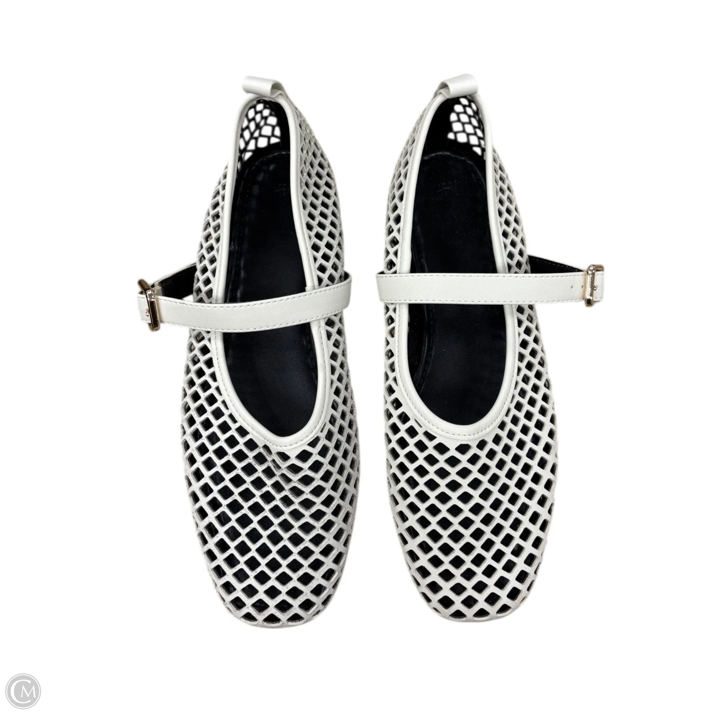 Shoes Flats By H&m In Cream, Size: 8