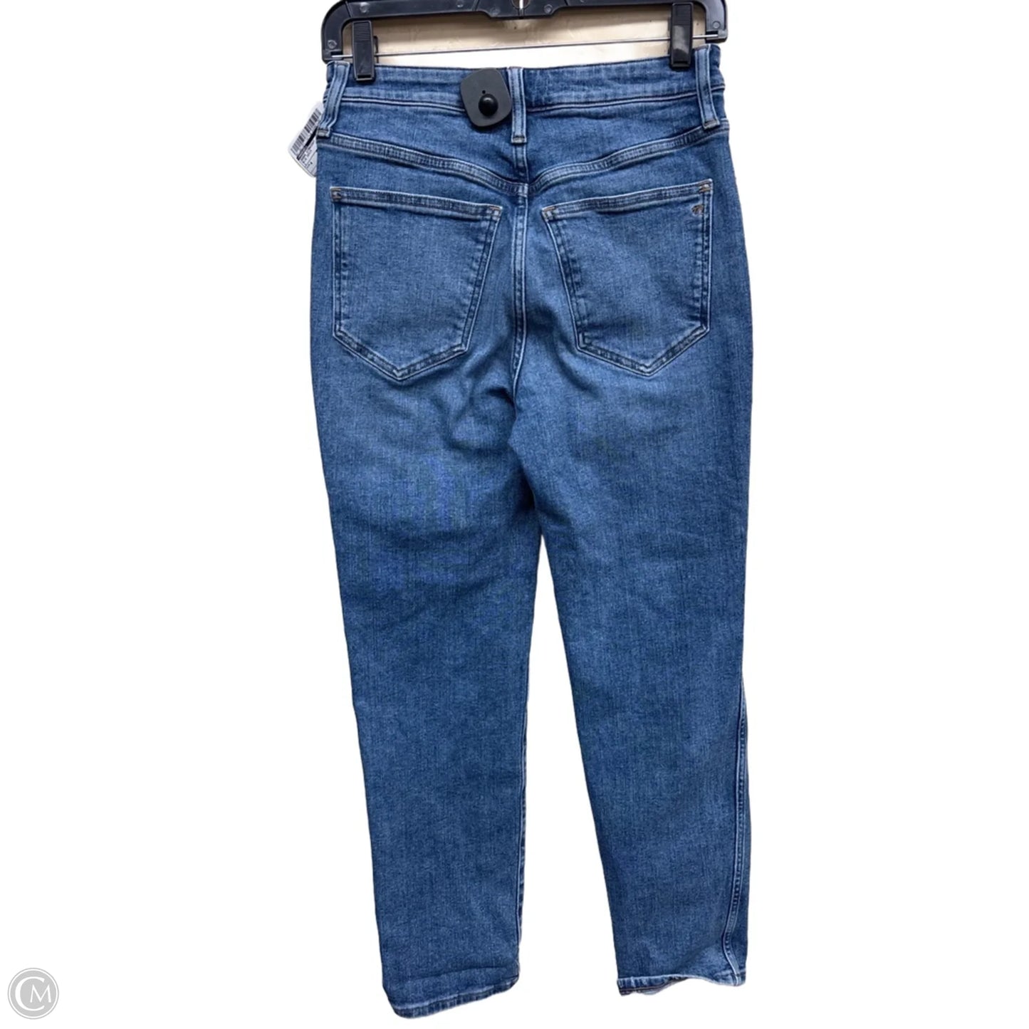Jeans Straight By Madewell In Blue Denim, Size: 4