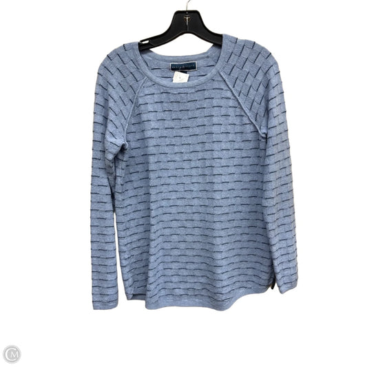 Top Long Sleeve By Karen Scott In Blue, Size: Xs