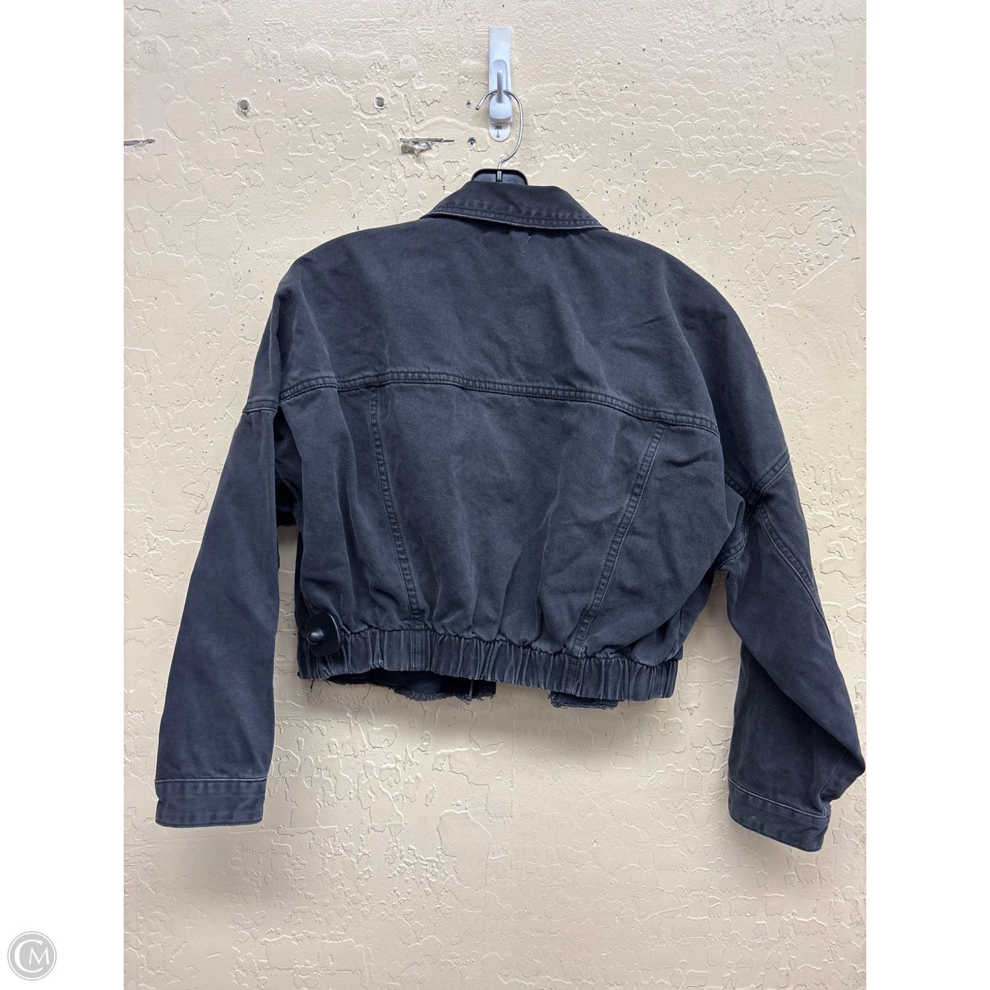 Jacket Denim By Mono B In Black Denim, Size: S