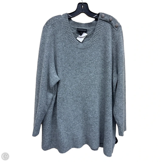 Sweater By Lane Bryant In Grey, Size: 20