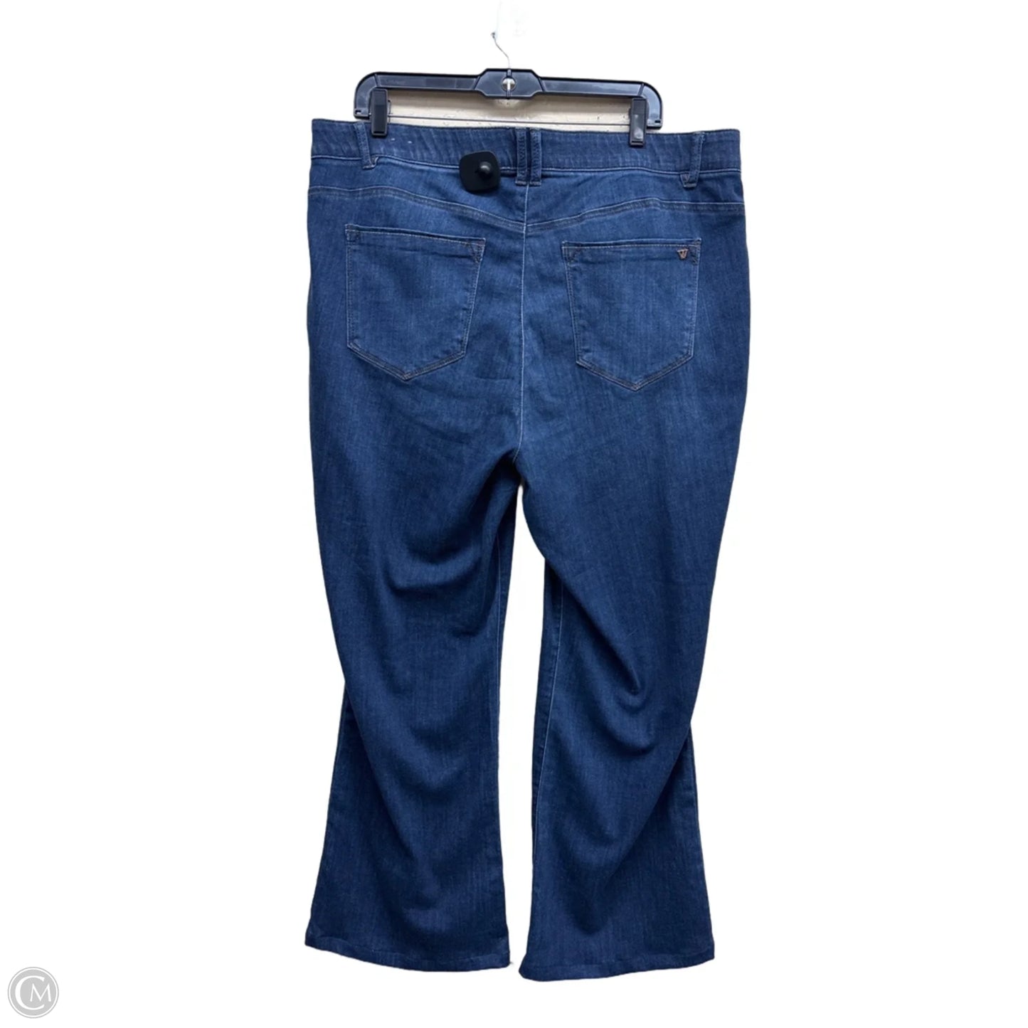 Jeans Straight By Wit & Wisdom In Blue Denim, Size: 20