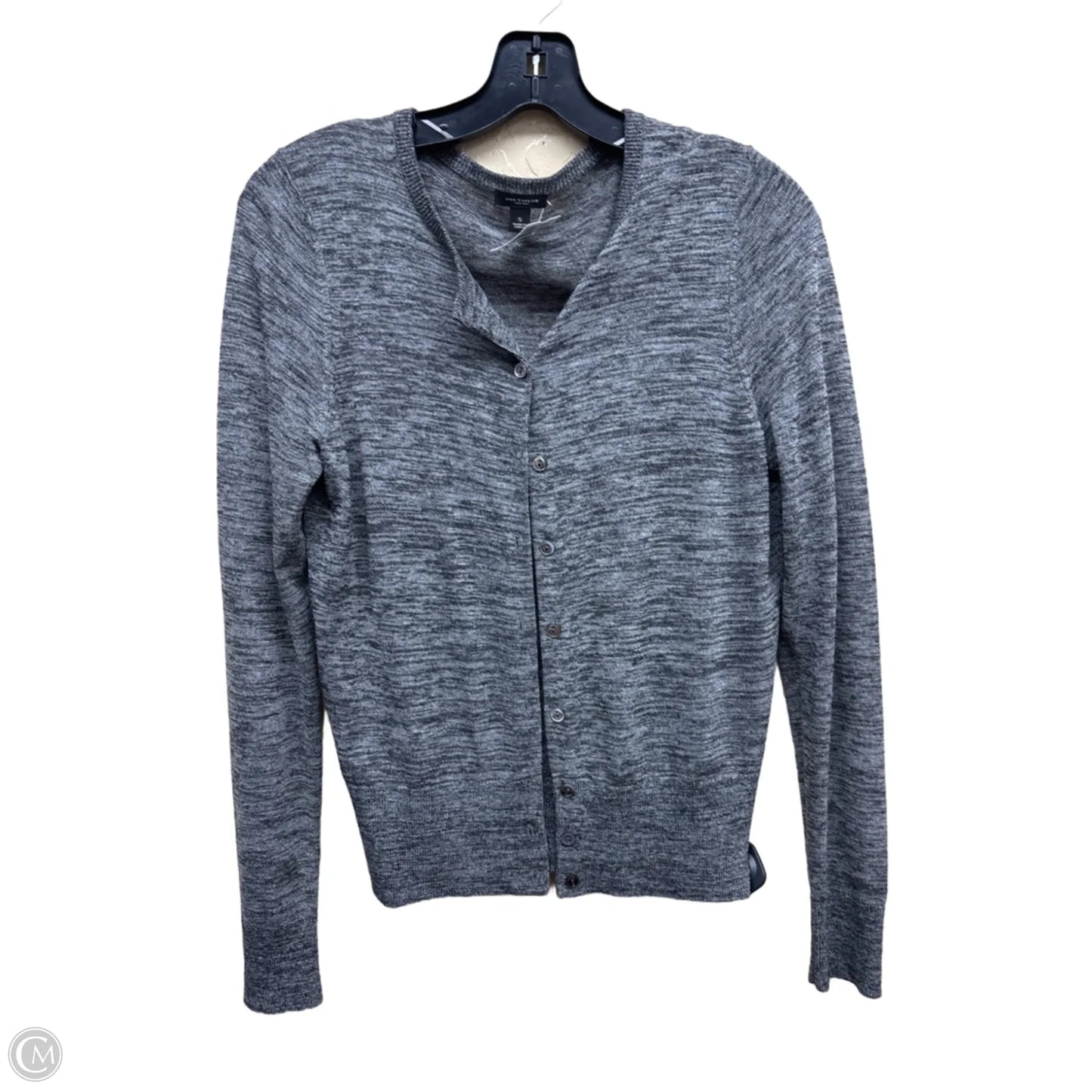 Top Long Sleeve By Ann Taylor In Grey, Size: S