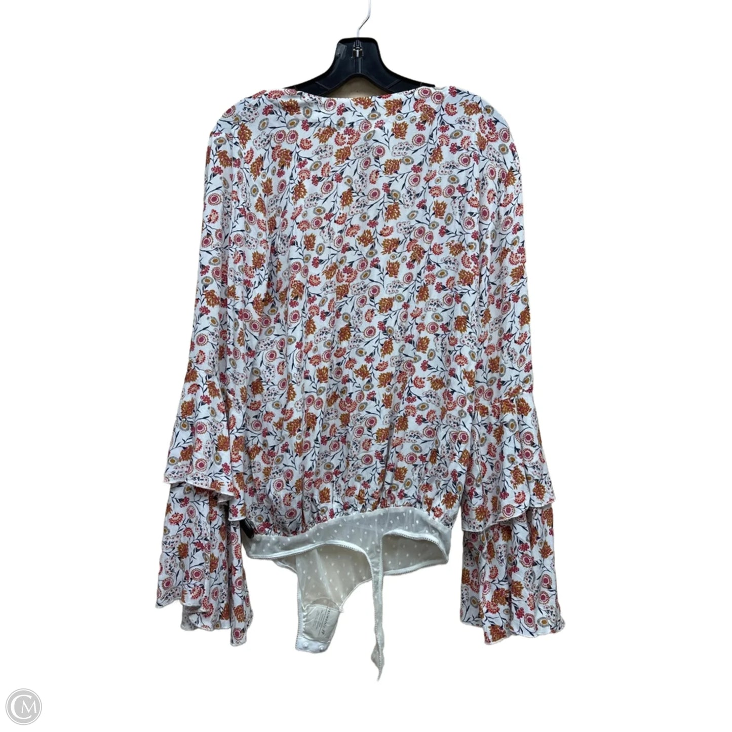 Bodysuit By Free People In Floral Print, Size: L