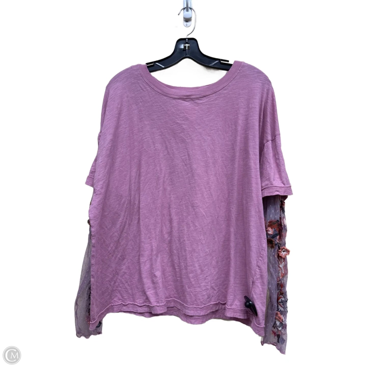Top Long Sleeve By Free People In Pink, Size: M