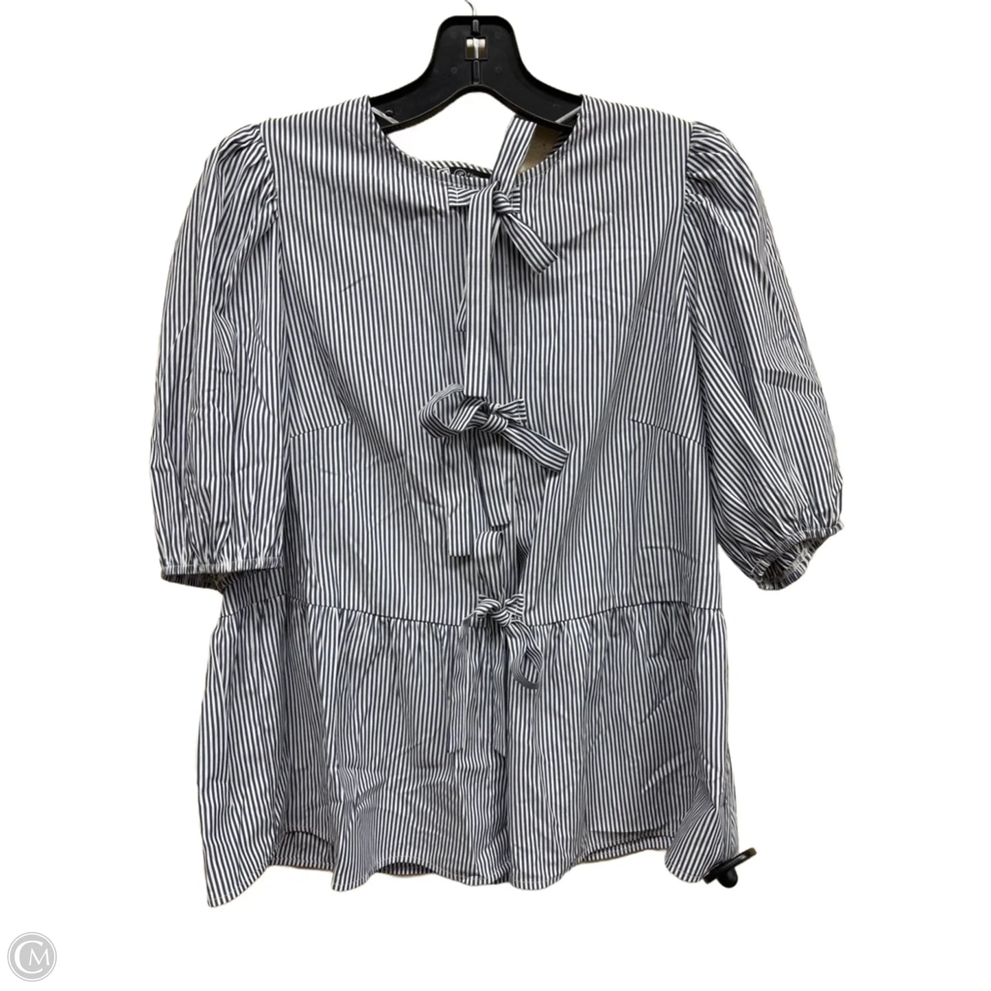 Top Short Sleeve By Clothes Mentor In Striped Pattern, Size: S