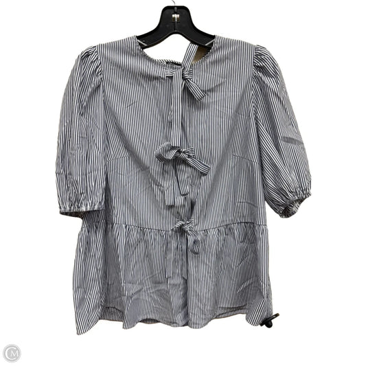 Top Short Sleeve By Clothes Mentor In Striped Pattern, Size: S