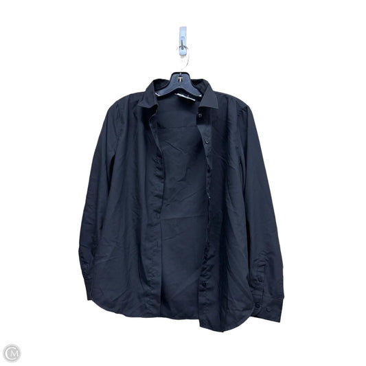 Top Long Sleeve By Clothes Mentor In Black, Size: S
