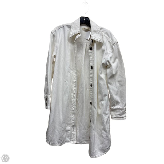 Jacket Denim By Madewell In Cream, Size: Xs