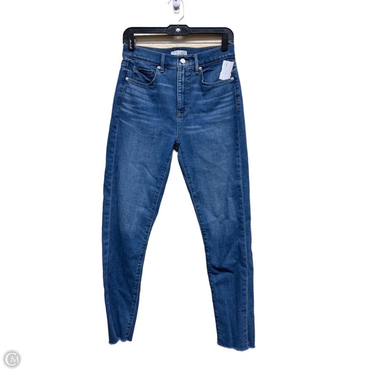 Jeans Skinny By Loft In Blue Denim, Size: 4