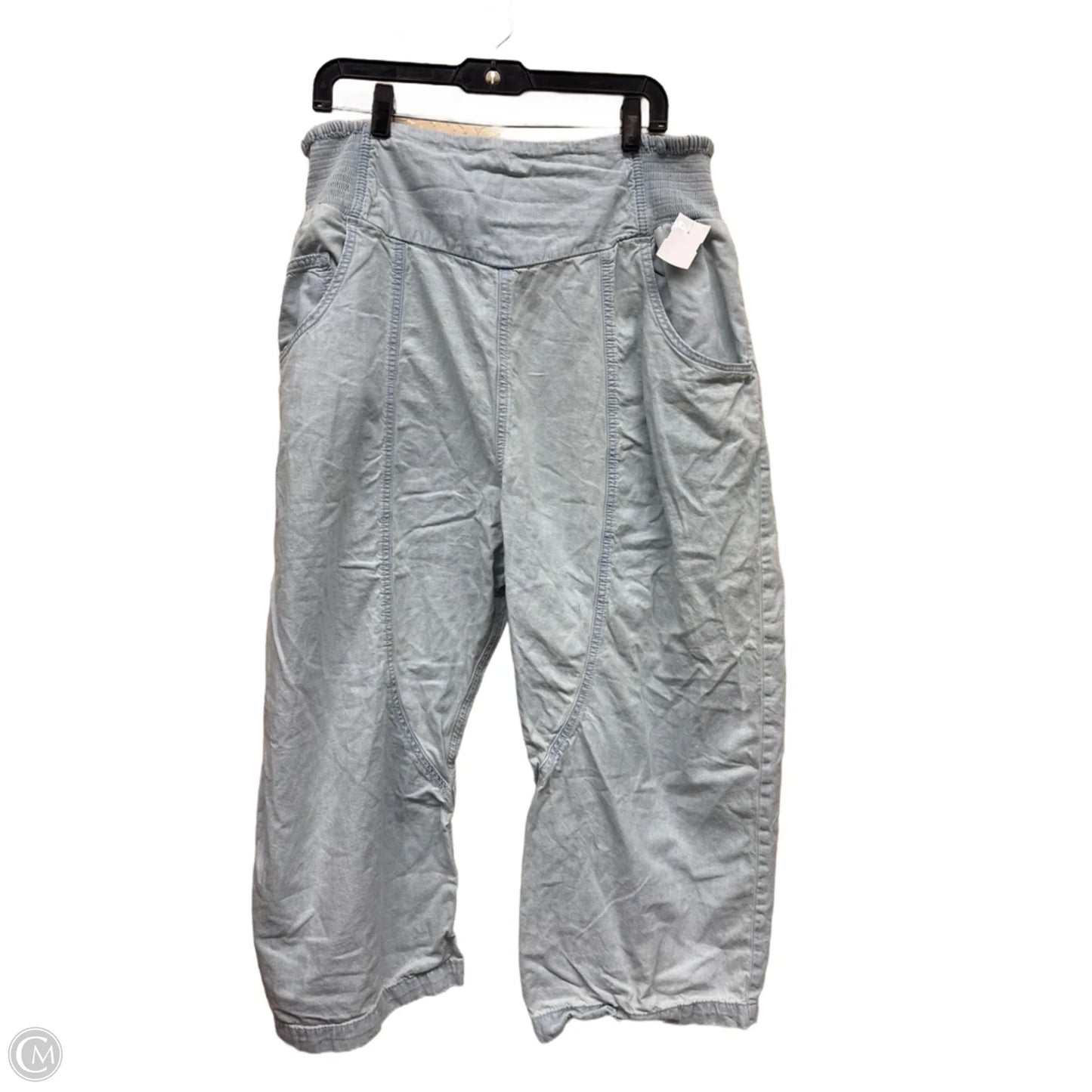 Jeans Wide Leg By We The Free In Blue Denim, Size: Xl