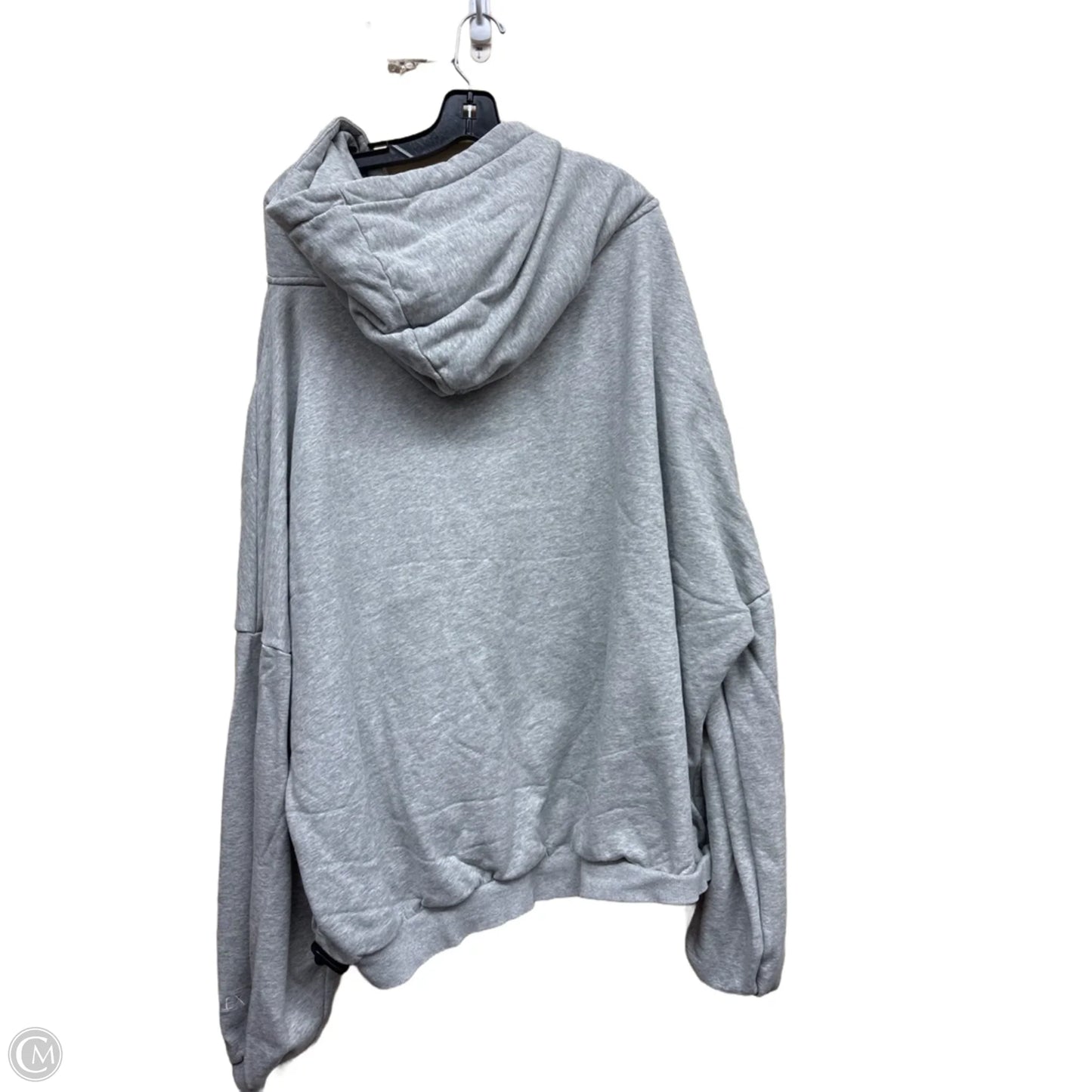 Athletic Jacket By Clothes Mentor In Grey, Size: 3x