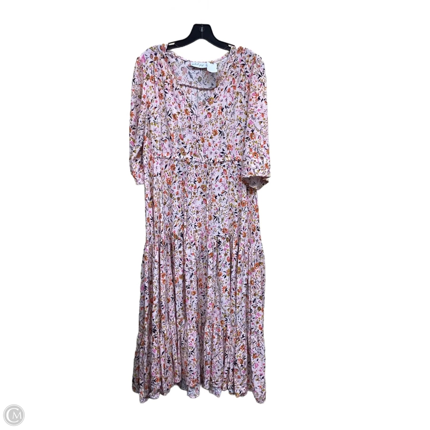 Dress Casual Maxi By Clothes Mentor In Floral Print, Size: M