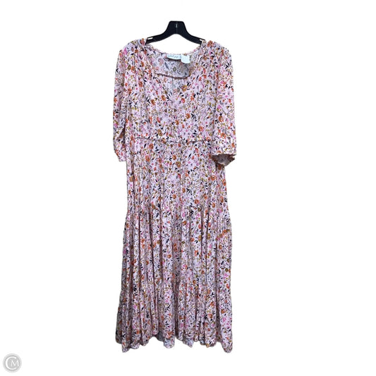 Dress Casual Maxi By Clothes Mentor In Floral Print, Size: M