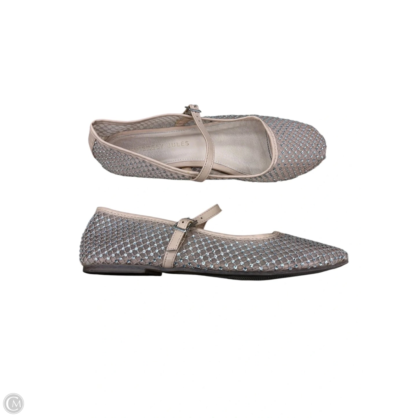 Shoes Flats By Clothes Mentor In Tan, Size: 8.5