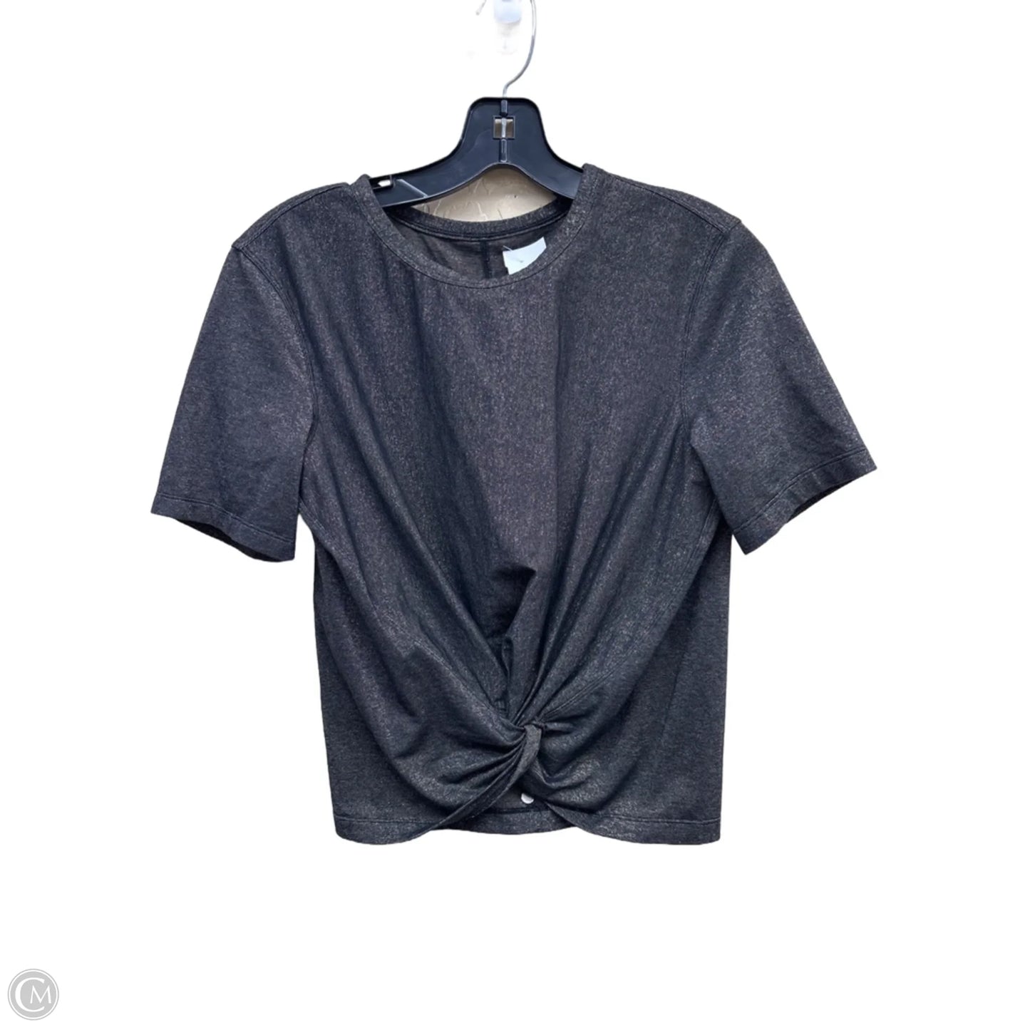 Top Short Sleeve By Clothes Mentor In Black & Gold, Size: S