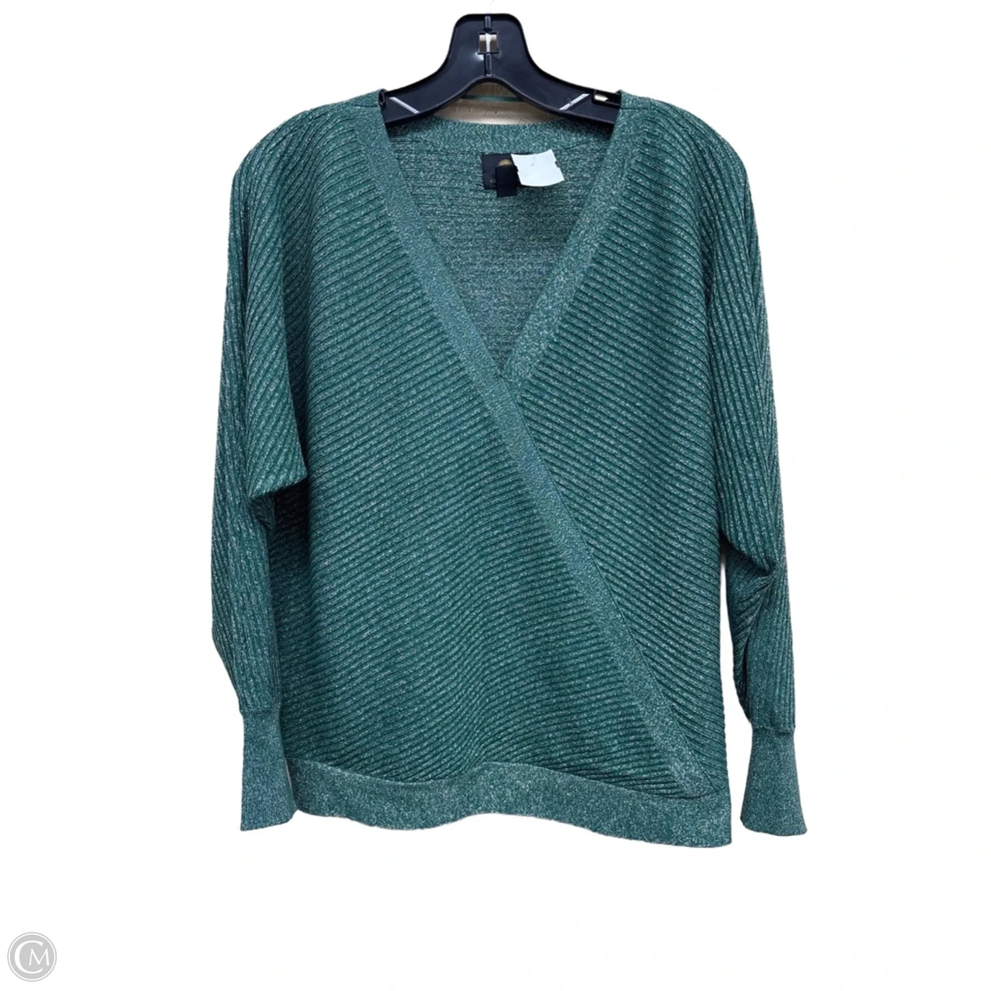 Top Long Sleeve By Clothes Mentor In Green, Size: M