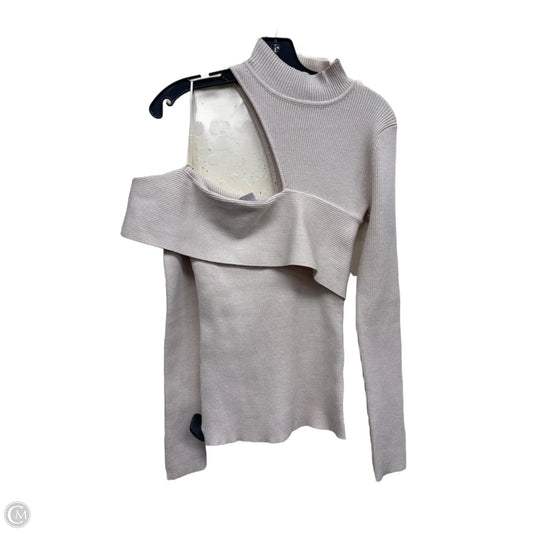 Top Long Sleeve By Clothes Mentor In Tan, Size: S