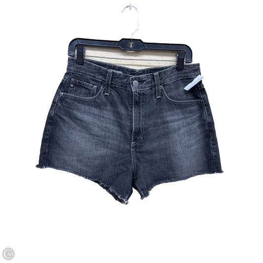 Shorts By Ag Jeans In Black Denim, Size: 8