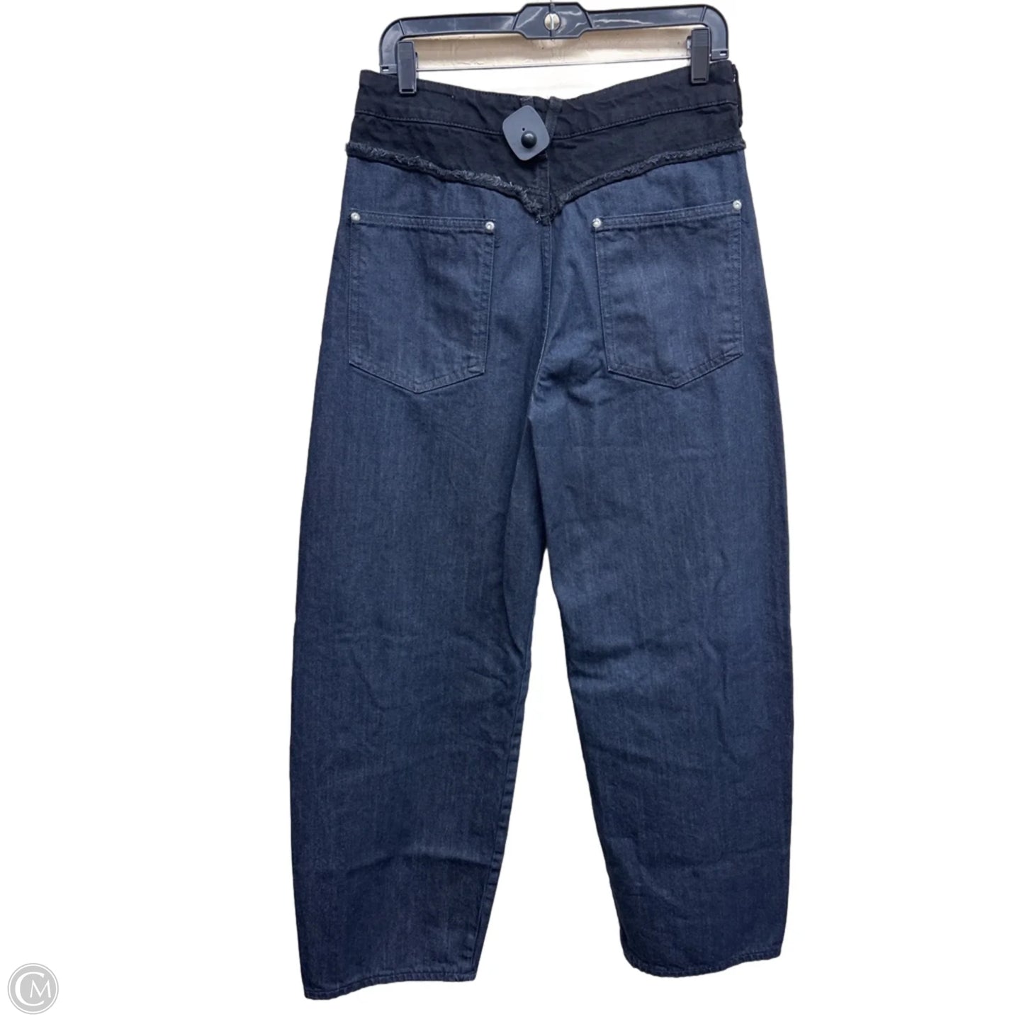 Jeans Wide Leg By Zara In Blue Denim, Size: 6