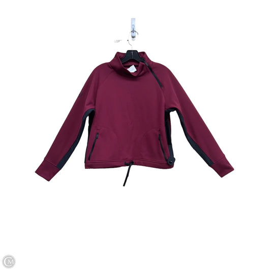 Athletic Top Long Sleeve Collar By Backcountry In Red, Size: M