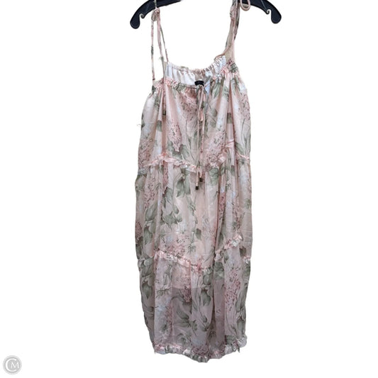 Dress Casual Midi By Aqua In Floral Print, Size: M
