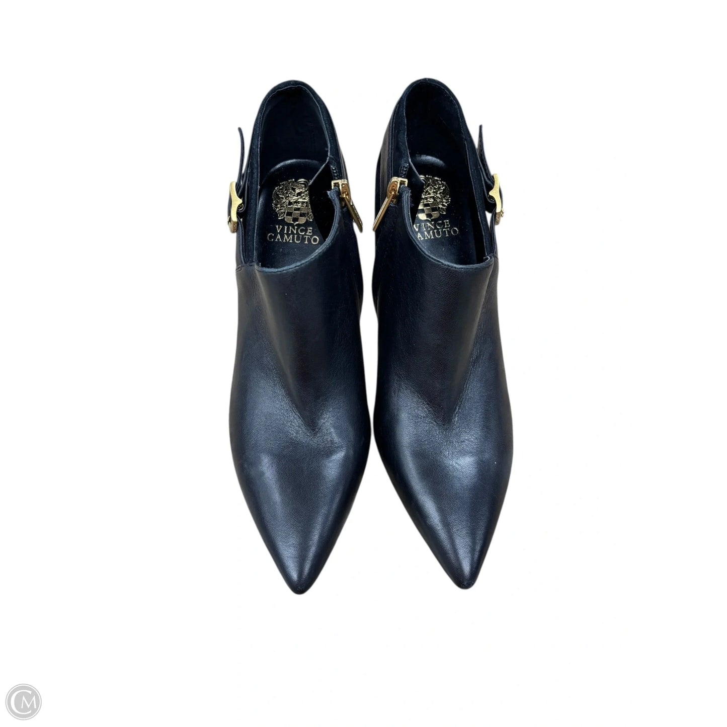Boots Ankle Heels By Vince Camuto In Black, Size: 9.5