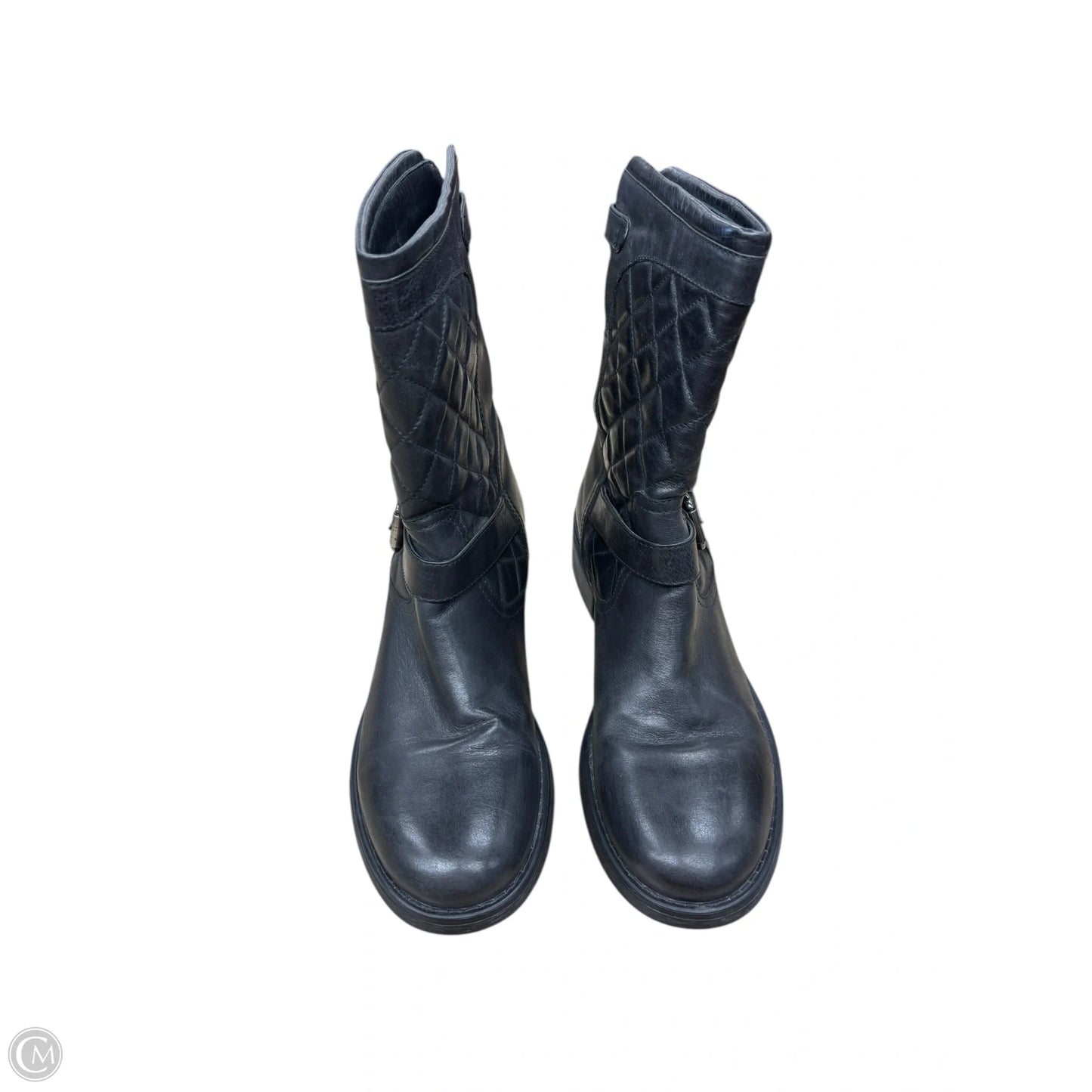 Boots Ankle Flats By Aquatalia In Black, Size: 9