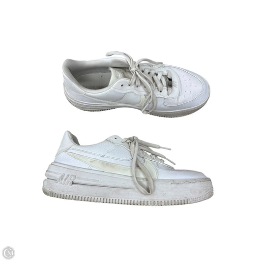 Shoes Athletic By Nike In White, Size: 9