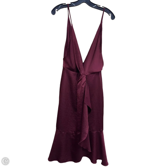 Dress Casual Midi By Wayf In Maroon, Size: M