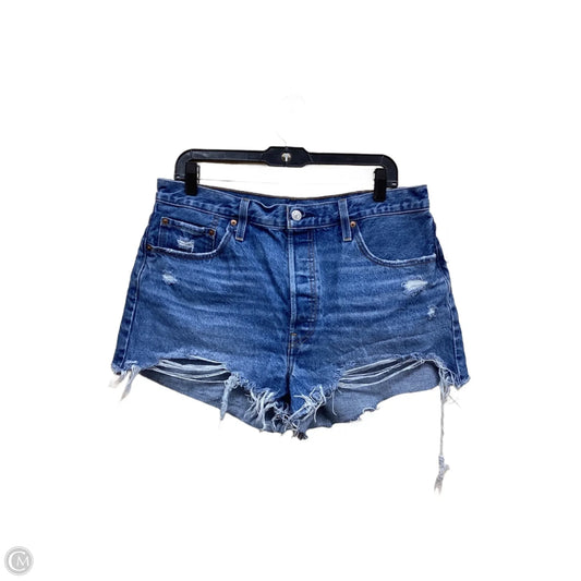 Shorts By Levis In Blue Denim, Size: 16