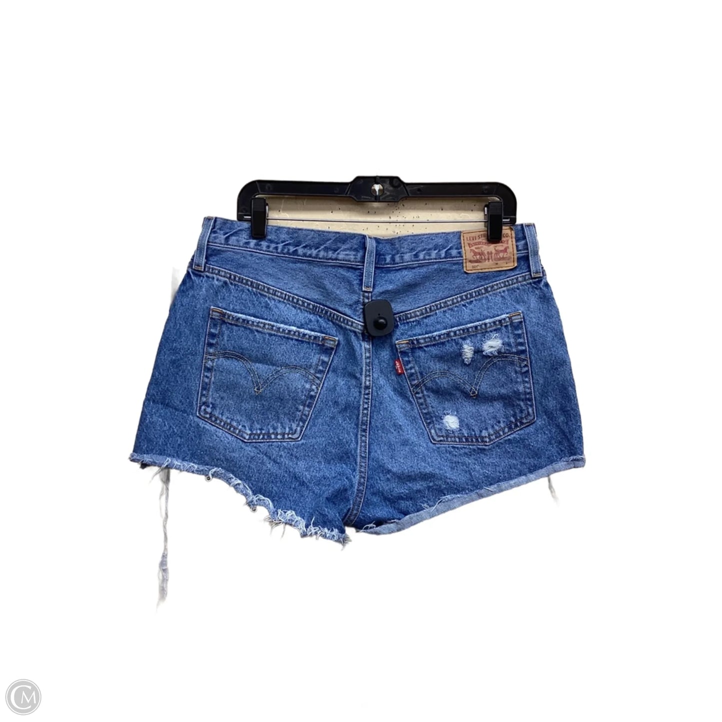 Shorts By Levis In Blue Denim, Size: 16