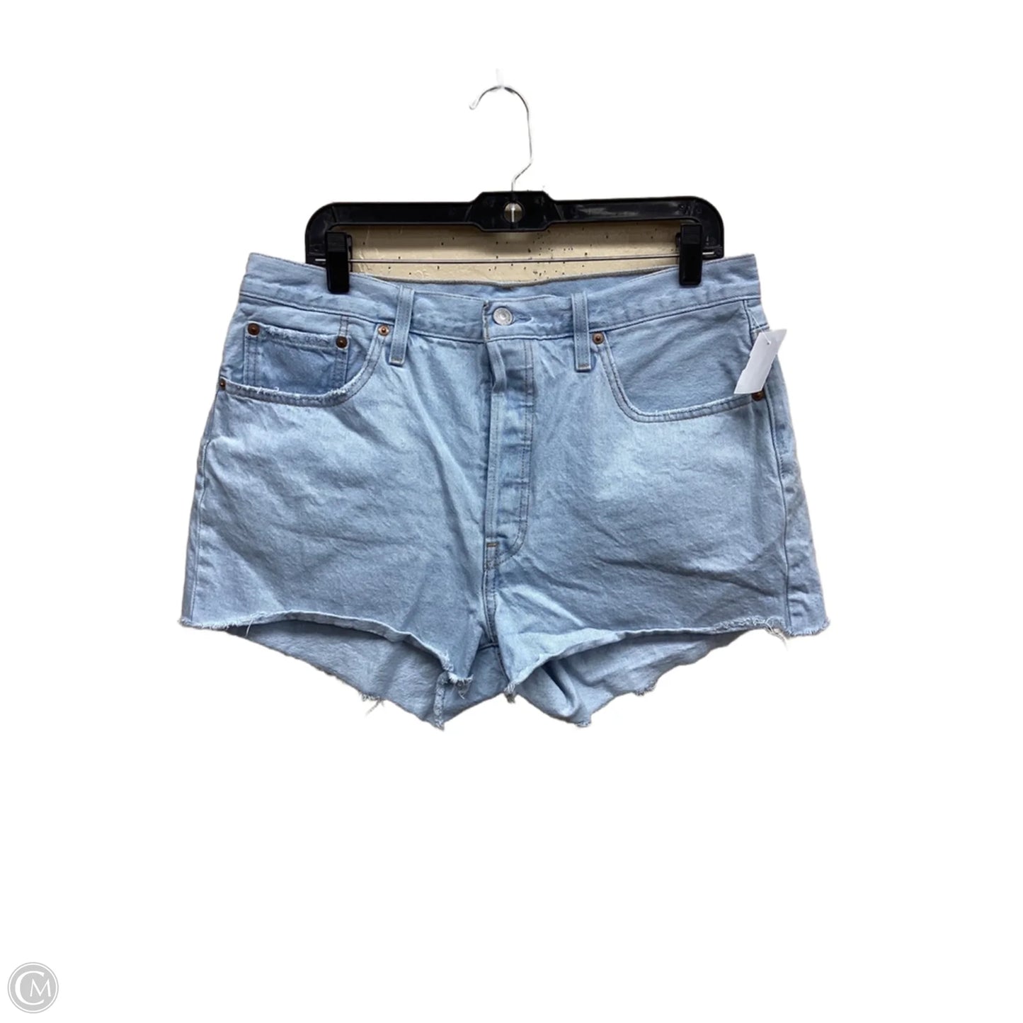 Shorts By Levis In Blue Denim, Size: 16