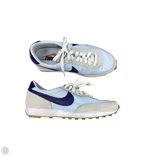 Shoes Sneakers By Nike In Blue & Tan, Size: 6