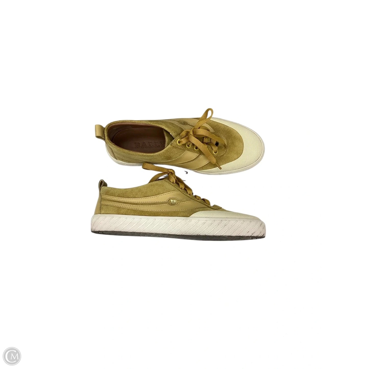 Shoes Sneakers By Bally In Gold, Size: 6