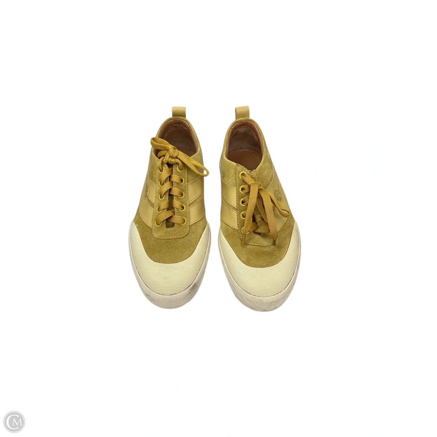 Shoes Sneakers By Bally In Gold, Size: 6