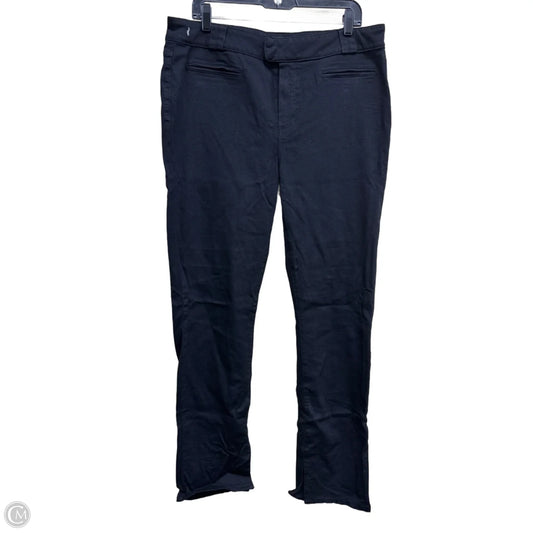 Jeans Straight By Paige In Black Denim, Size: 14