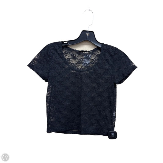Top Short Sleeve By Brandy Melville In Black, Size: Xs