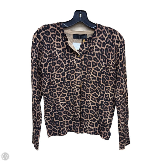 Cardigan By Zara In Animal Print, Size: M