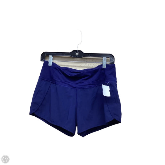 Athletic Shorts By Lululemon In Navy, Size: 4