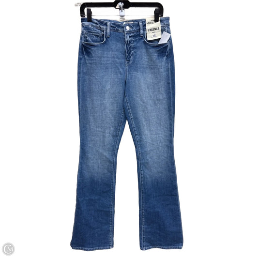 Jeans Boot Cut By L Agence In Blue Denim, Size: 6