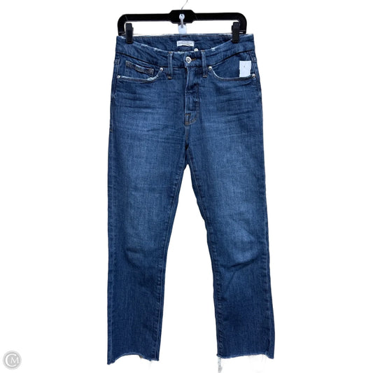Jeans Straight By Good American In Blue Denim, Size: 6