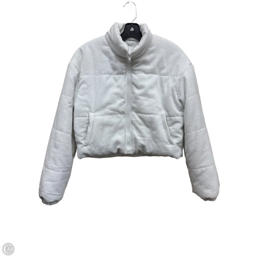 Jacket Puffer & Quilted By Clothes Mentor In White, Size: S