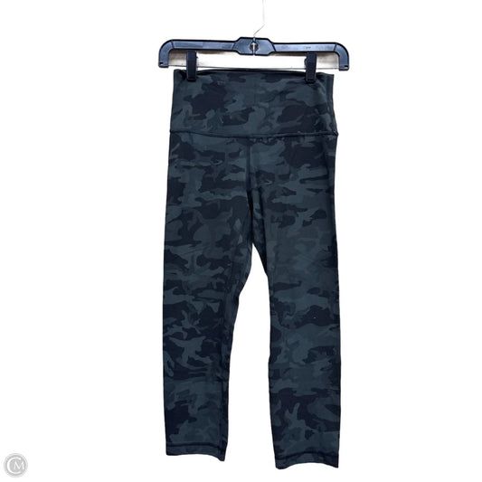 Athletic Capris By Lululemon In Camouflage Print, Size: 6