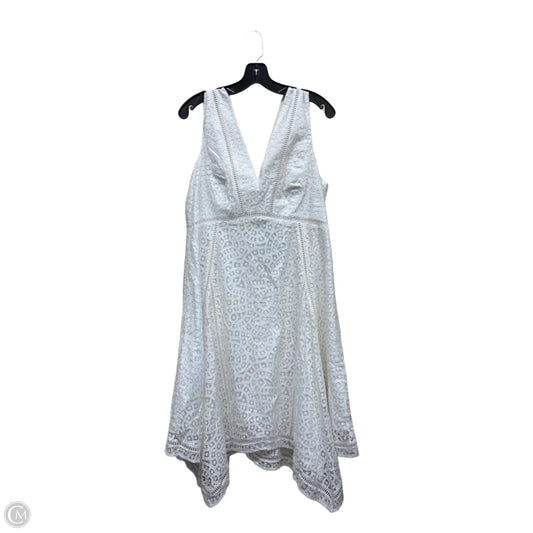 Dress Designer By Lilly Pulitzer In White, Size: 14