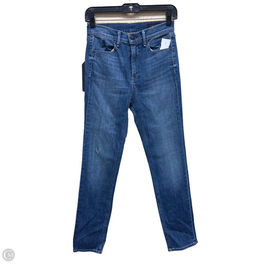 Jeans Straight By Rag & Bones Jeans In Blue Denim, Size: 0