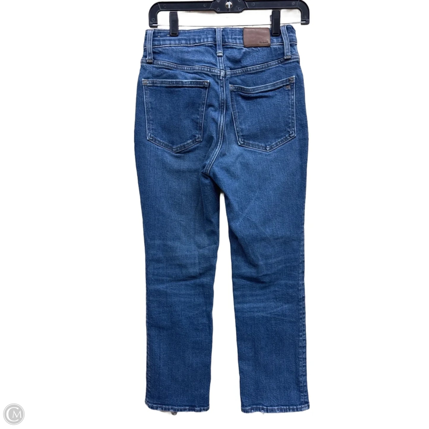 Jeans Straight By Madewell In Blue Denim, Size: 4