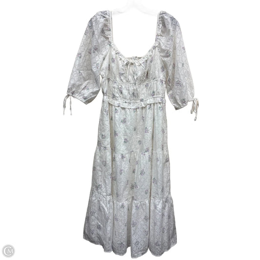 Dress Casual Maxi By Storia In Floral Print, Size: L