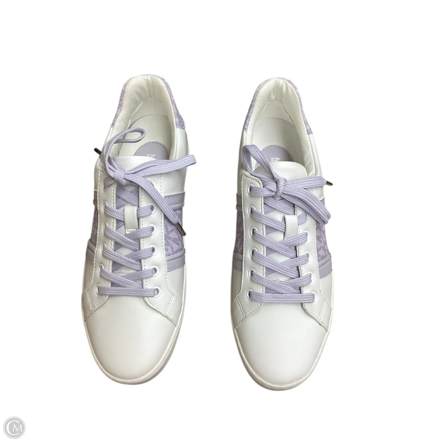 Shoes Sneakers By Michael By Michael Kors In Purple & White, Size: 8
