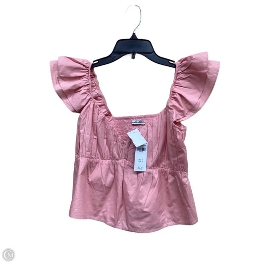 Top Sleeveless By Abercrombie And Fitch In Pink, Size: M